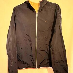 Reversible lightweight rain jacket by Tommy Hilfiger